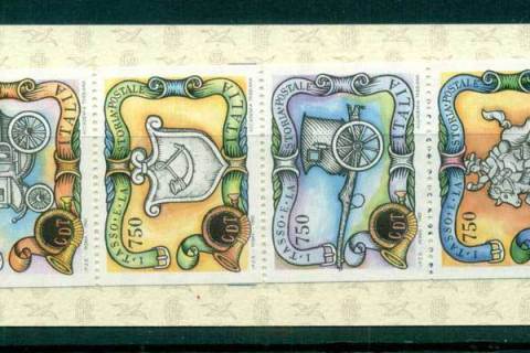 Italy-1993-Thurn-Taxis-Postal-History-Booklet-MUH-lot57197