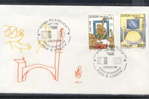 Italy-1995-Europa-Peace-Freedom-FDC