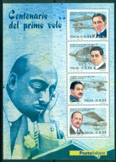 Italy-2003-Pioneers-of-the-Italian-Aviation-MS-MUH