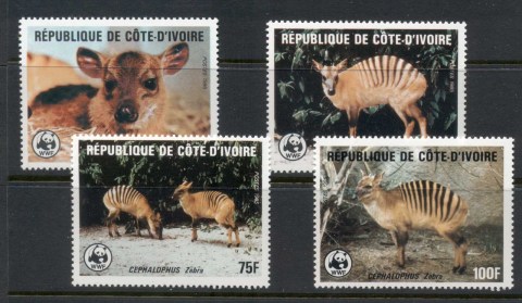 Ivory-Coast-1985 WWF Striped Antelopes