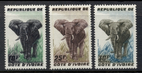 Ivory Coast 1959 Elephants