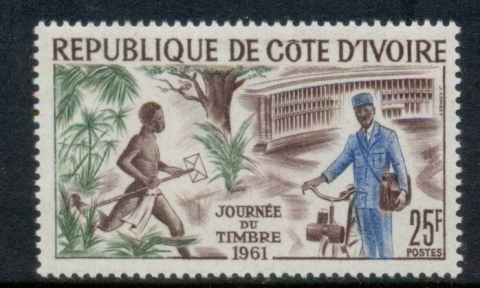Ivory Coast 1961 Stamp Day