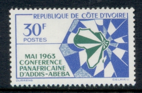 Ivory Coast 1963 African Unith Conference