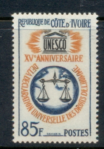 Ivory Coast 1963 Universal declaration of Human Rights