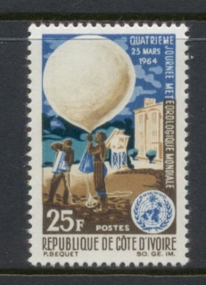 Ivory Coast 1964 World Meterological Day