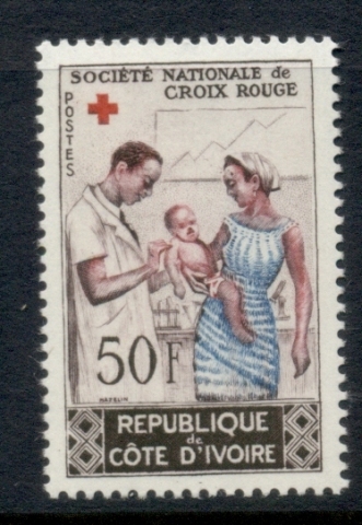 Ivory Coast 1964 National Red Cross