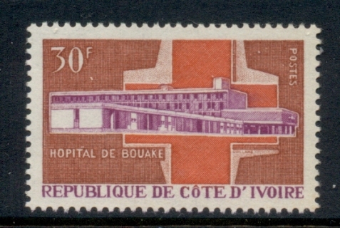 Ivory Coast 1966 Bouake Hospital & red Cross