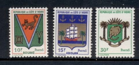 Ivory Coast 1969 Coats of Arms