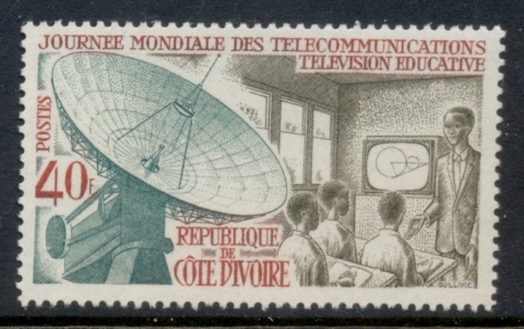 Ivory Coast 1970 World Telecommunications Day