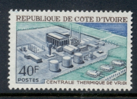 Ivory Coast 1970 Power Plant at Uridi