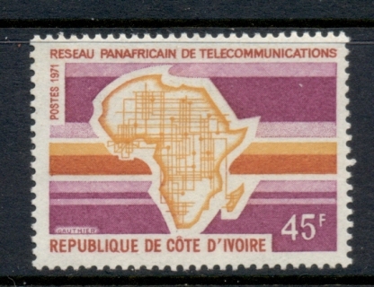 Ivory Coast 1971 Pan-African telecommunications System