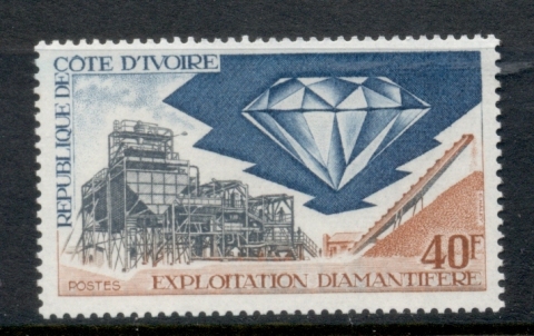 Ivory Coast 1972 Diamond Mining