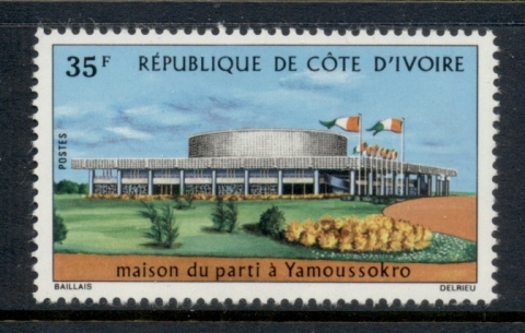 Ivory Coast 1973 Party Headquarters Yamoussokro