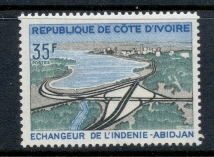 Ivory Coast 1973 Highway Intersection