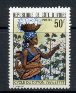 Ivory Coast 1974 Cotton Harvest