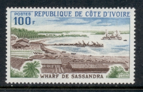 Ivory Coast 1975 Sassandra Wharf