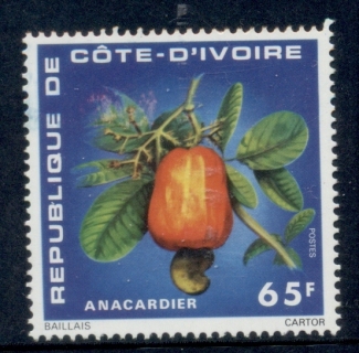 Ivory Coast 1976 Cashew Nuts