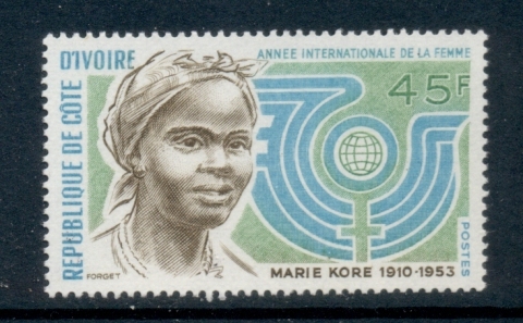 Ivory Coast 1975 International Women's Year