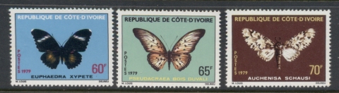 Ivory Coast 1979 Insects, Butterflies