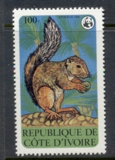 Ivory-Coast-1979 WWF Wildlife Protection 100f