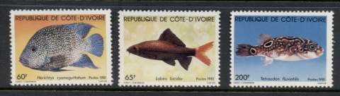 Ivory Coast 1981 Marine Life, Fish