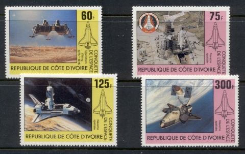 Ivory Coast 1981 Space Conquest, Viking Space Shuttle