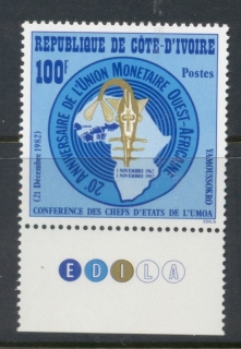 Ivory Coast 1982 West African Monetary Union