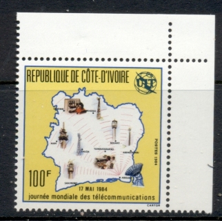 Ivory Coast 1984 World Telecommunications Day