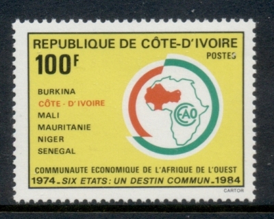 Ivory Coast 1984 West African Union