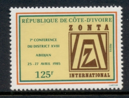 Ivory Coast 1985 District of Zonta