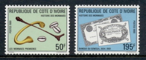 Ivory Coast 1989 History of Money