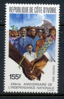 Ivory Coast 1989 Independence 29th Anniv