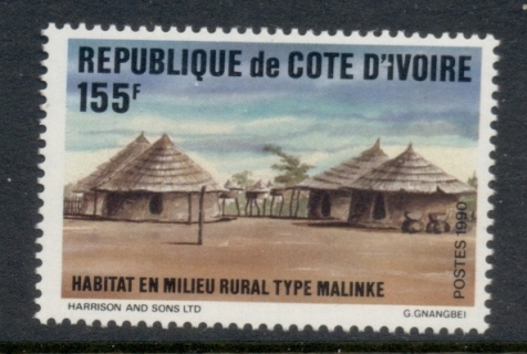 Ivory Coast 1990 Rural Village