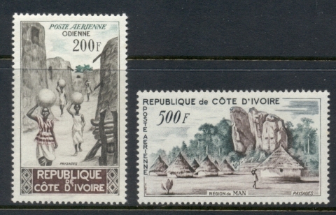 Ivory Coast 1962 Air Mail Views