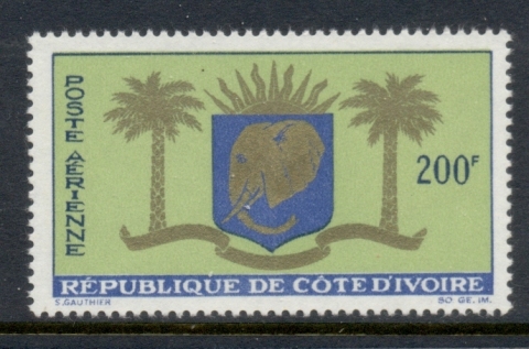 Ivory Coast 1964 Arms of Republic