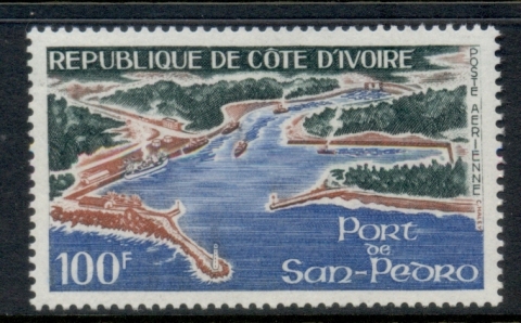 Ivory Coast 1971 San Pedro Harbour