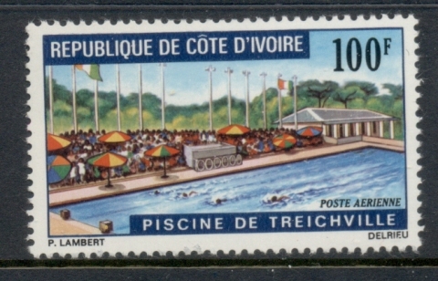 Ivory Coast 1971 Treichville Swimming Pool