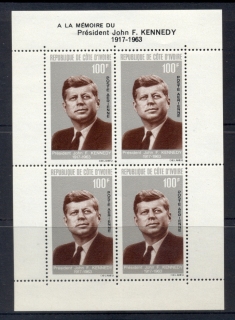 Ivory Coast 1964 JGK Kennedy MS