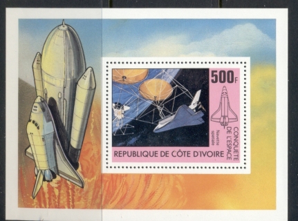 Ivory Coast 1981 Conquest of Space MS