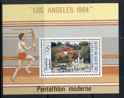 Ivory Coast 1984 Summer Olympics Los Angeles Equestrian MS