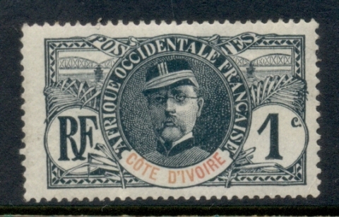 Ivory Coast 1906-07 Gen. Louis Faidherbe 1c