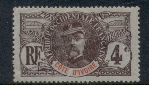 Ivory Coast 1906-07 Gen. Louis Faidherbe 4c