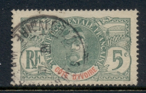 Ivory Coast 1906-07 Gen. Louis Faidherbe 5c