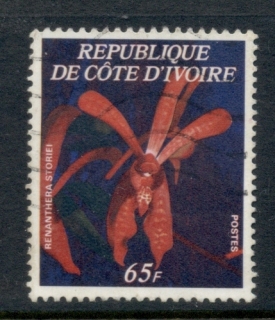 Ivory Coast 1977 Flowers 65f