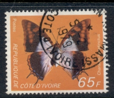 Ivory Coast 1978 Insects, Butterflies 65f