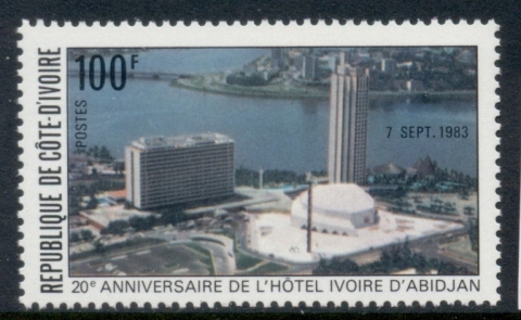 Ivory Coast 1983 Ivory Hotel 20th Anniv.