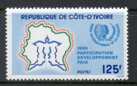 Ivory Coast 1985 International Youth year