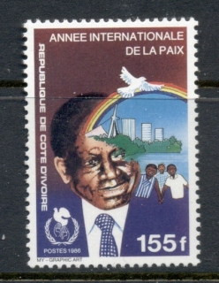 Ivory Coast 1986 International Peace year