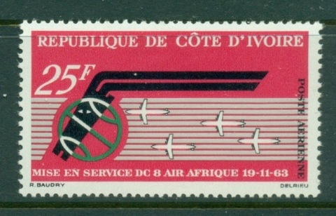 Ivory Coast 1963 Air Afrique