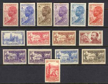 Ivory Coast 1936-44 Pictorial